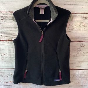 Patagonia Synchilla Fleece Vest Black Purple M